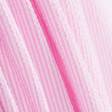 Seersucker-Stoff Rosa Streifen - Ribes y Casals