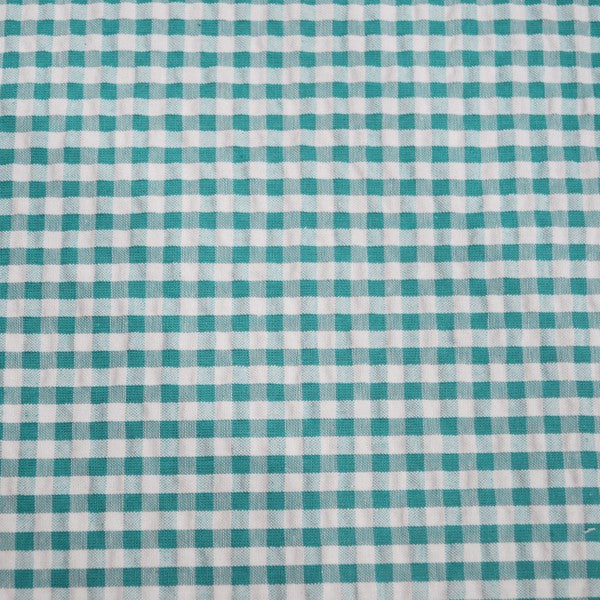 Seersuker Grünes Plaid - Ribes y Casals