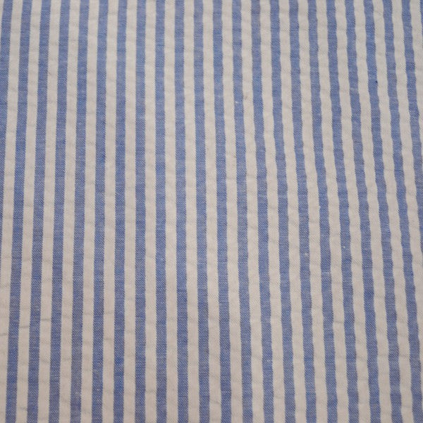 Seersuker Blue Stripes - Ribes y Casals