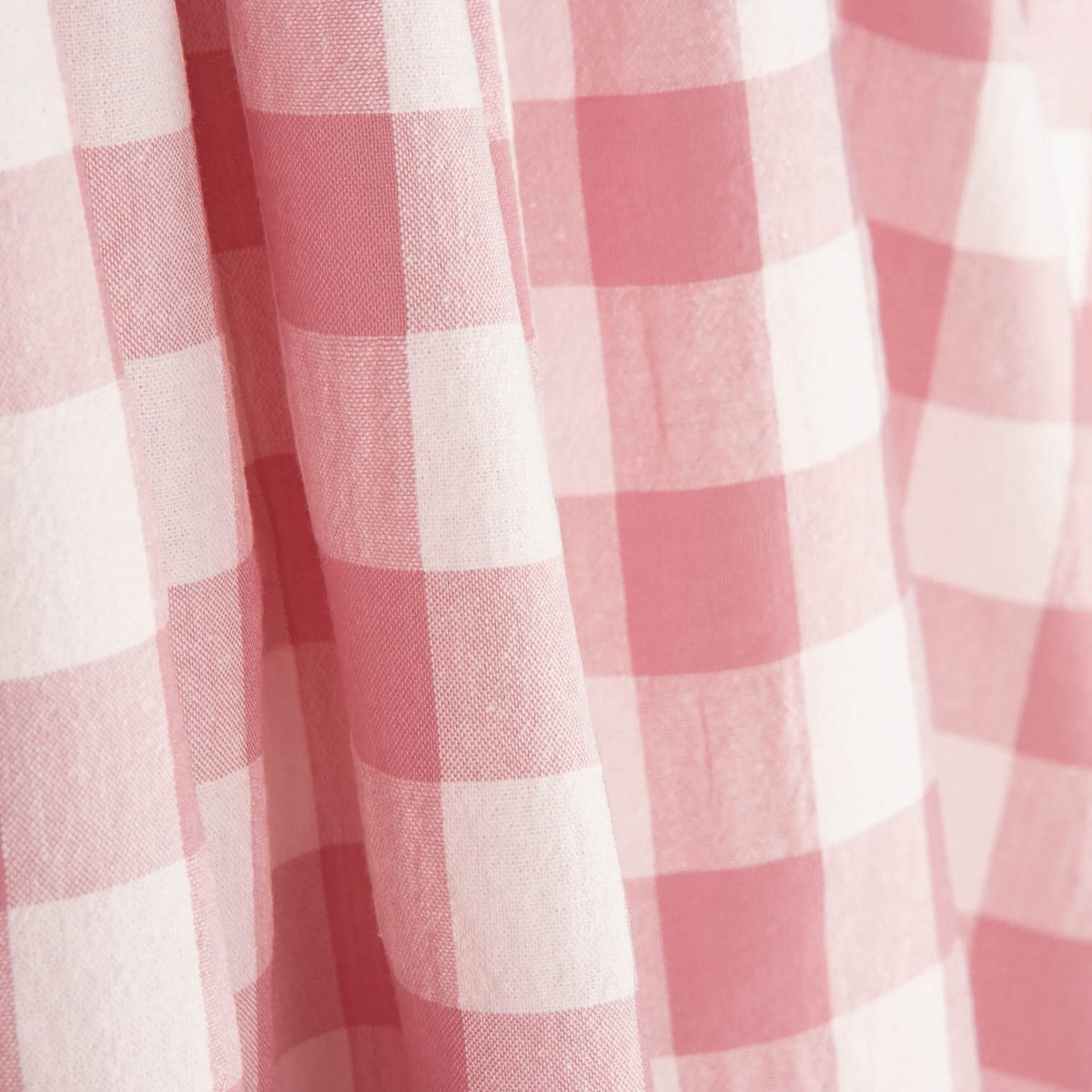 Baumwolle Seersucker Baumwolle Maxi Square Rosa - Ribes y Casals