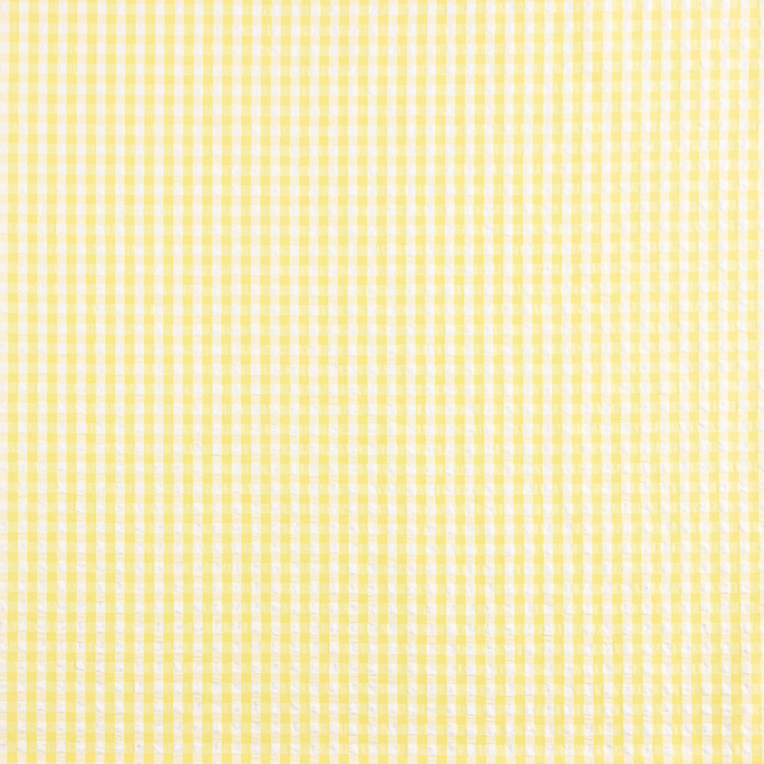 Seersucker Tencel Karierter Mini Gelb - Ribes y Casals