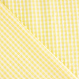 Seersucker Tencel Karierter Mini Gelb - Ribes y Casals