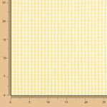 Seersucker Tencel Karierter Mini Gelb - Ribes y Casals