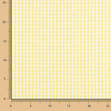 Seersucker Tencel Karierter Mini Gelb - Ribes y Casals