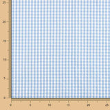 Seersucker Tencel Karierter Mini Blau - Ribes y Casals