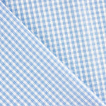Seersucker Tencel Karierter Mini Blau - Ribes y Casals