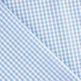 Seersucker Tencel Karierter Mini Blau - Ribes y Casals