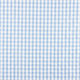 Seersucker Tencel Plaid Maxi Blau - Ribes y Casals