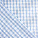 Seersucker Tencel Plaid Maxi Blau - Ribes y Casals
