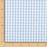 Seersucker Tencel Plaid Maxi Blau - Ribes y Casals