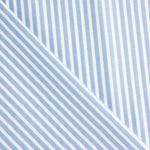 Seersucker Tencel Blau gestreift - Ribes y Casals