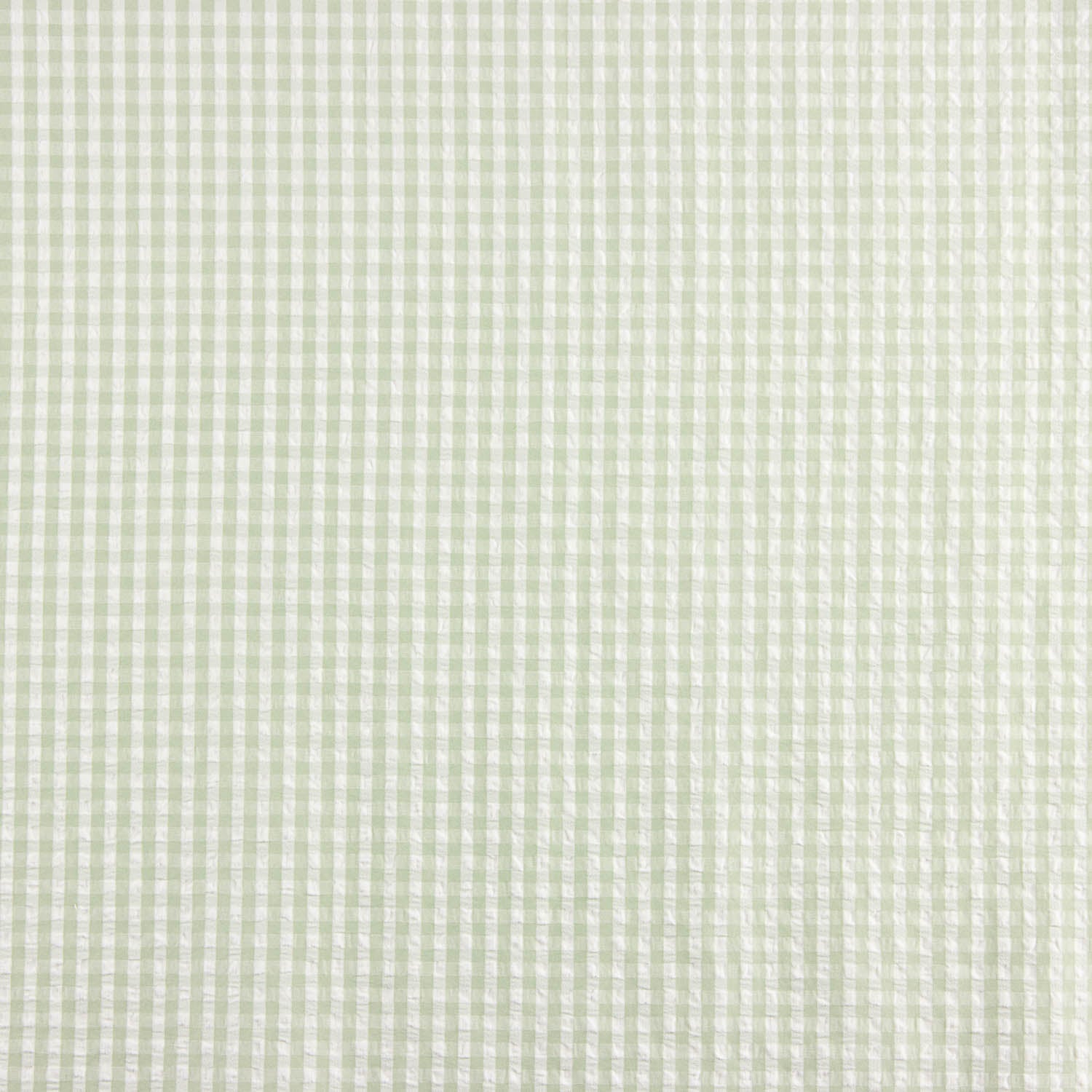 Seersucker Tencel Karierter Mini Grün - Ribes y Casals