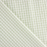 Seersucker Tencel Karierter Mini Grün - Ribes y Casals