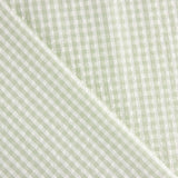 Seersucker Tencel Karierter Mini Grün - Ribes y Casals