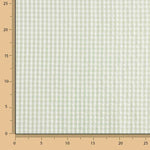 Seersucker Tencel Karierter Mini Grün - Ribes y Casals
