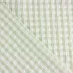 Seersucker Tencel Plaid Maxi Grün - Ribes y Casals