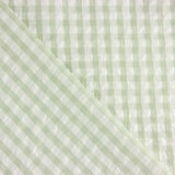 Seersucker Tencel Plaid Maxi Grün - Ribes y Casals