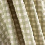 Baumwolle Seersucker Baumwolle Medium Square Medium Anisgrün - Ribes y Casals