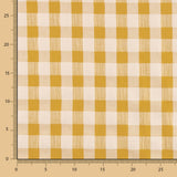 Baumwolle Seersucker Baumwolle Maxi Frame Ocker - Ribes y Casals
