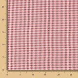 Seersucker Baumwolle Mini Square Bordeaux - Ribes y Casals