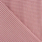Seersucker Baumwolle Mini Square Bordeaux - Ribes y Casals