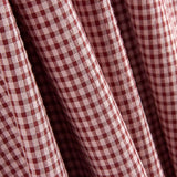 Seersucker Baumwolle Mini Square Bordeaux - Ribes y Casals