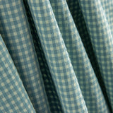 Baumwolle Seersucker Baumwolle Seersucker Square Mini Aqua Green - Ribes y Casals