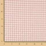 Baumwolle Seersucker Medium Square Baumwolle Medium Powder Pink - Ribes y Casals
