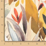 Bedrucktes Canvas „Dschungelmuster Aquarellterracota“ - Ribes y Casals