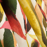 Bedrucktes Canvas mit Dschungelmuster in den Farben Aquarellgrün und Senfgelb - Ribes y Casals