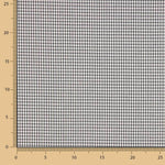 Seersucker Baumwolle Mini Square Schwarz - Ribes y Casals