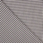 Seersucker Baumwolle Mini Square Schwarz - Ribes y Casals