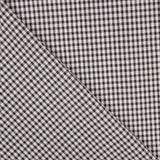 Seersucker Baumwolle Mini Square Schwarz - Ribes y Casals
