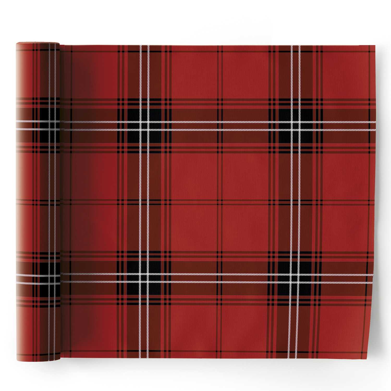 Wiederverwendbare Weihnachten Tartan Wiederverwendbare Servietten 32x32cm 6pcs - Ribes y Casals