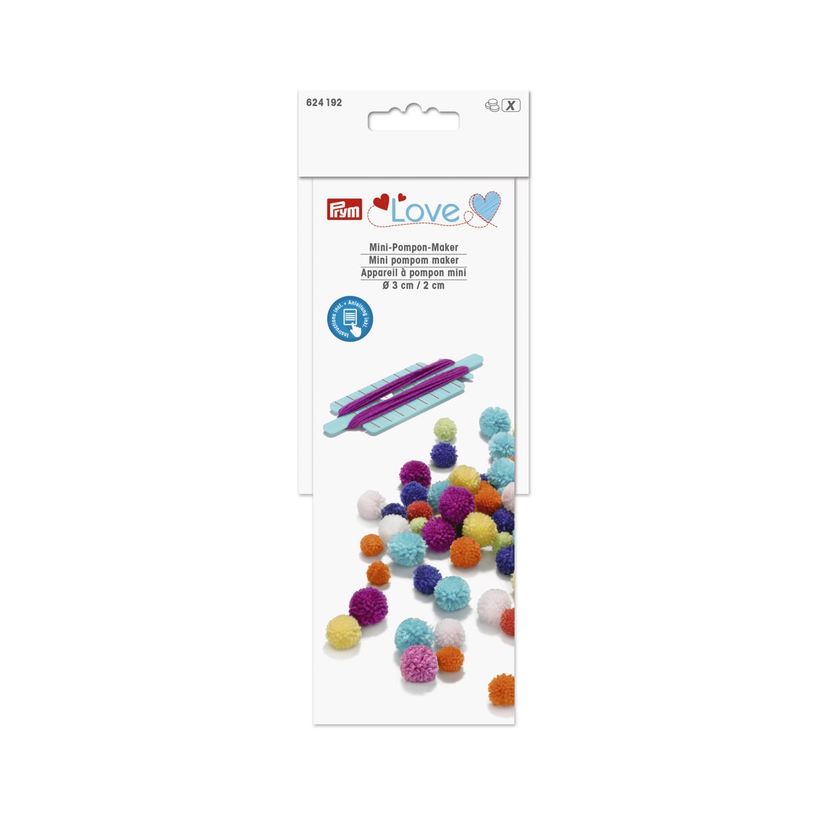 Mini-Bommel-Set Prym 624192 - Ribes y Casals