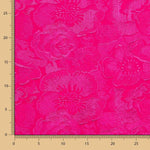 Shantung Seidenstickerei Fuchsia - Ribes y Casals