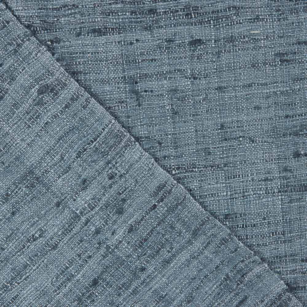 Rustikaler Rest der Seide in Blaugrau – verschiedene Maße x Breite 135 cm - Ribes y Casals