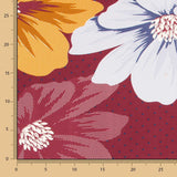Spandex Floral Bourdeaux - Ribes y Casals