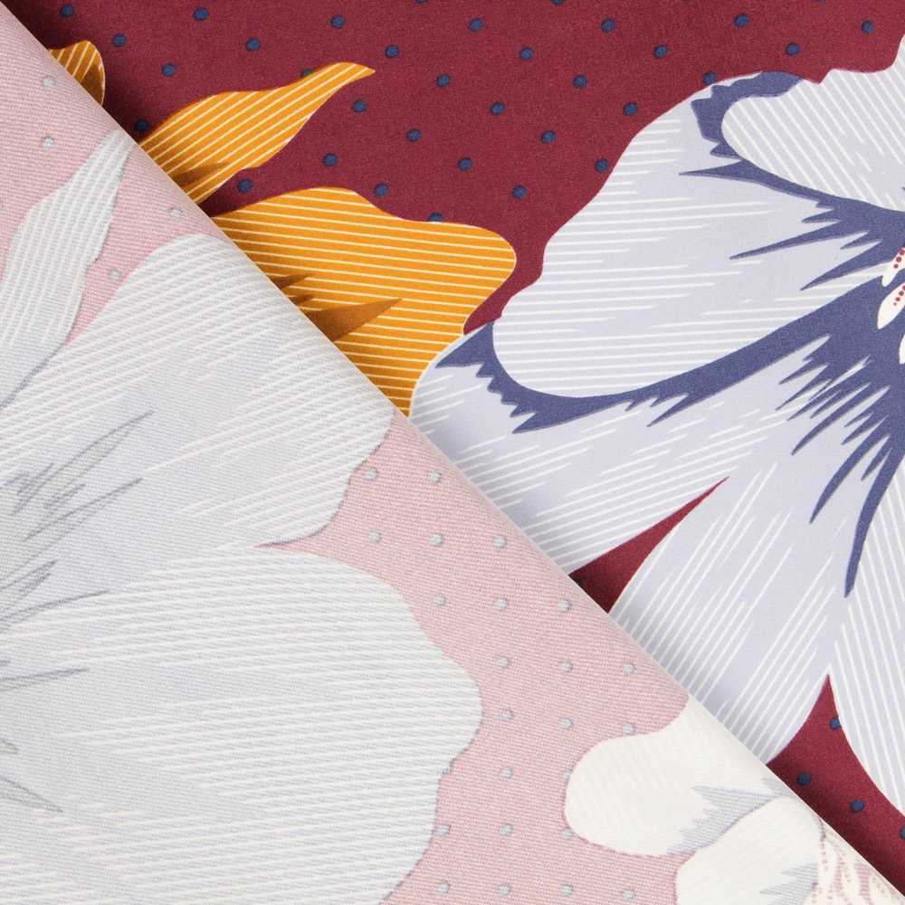 Spandex Floral Bourdeaux - Ribes y Casals