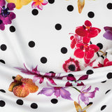 Stretch Flamenca Fuchsia Polka Dots - Ribes y Casals