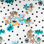 Flamenco Stretch Flamenco Polka Dots Türkis - Ribes y Casals