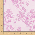 Taft Jacquard Rosa Blumen - Ribes y Casals