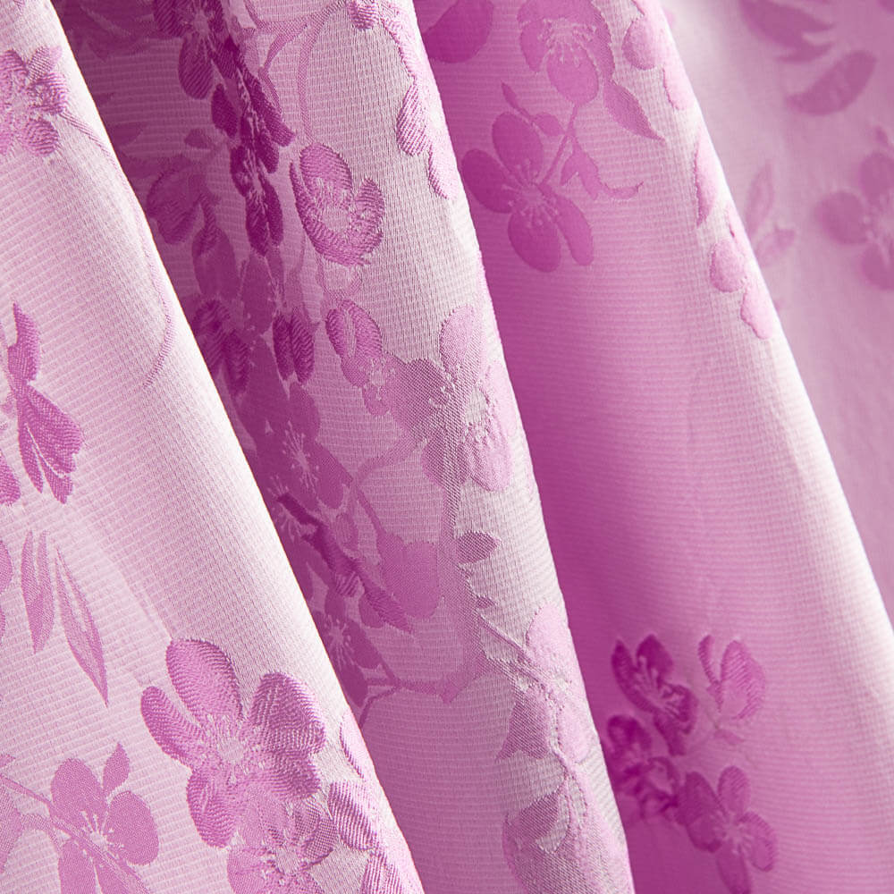 Taft Jacquard Rosa Blumen - Ribes y Casals