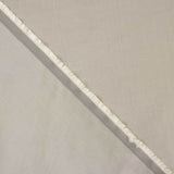 Stoffrest Taft, glatt, silberfarben – verschiedene Maße x Breite 140 cm - Ribes y Casals