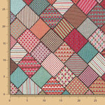 Patchwork Jacquard Wandteppich - Ribes y Casals