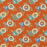 Gobelin Jacquard Floral Hell Orange - Ribes y Casals