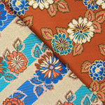 Gobelin Jacquard Floral Hell Orange - Ribes y Casals