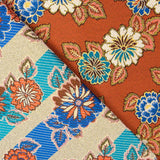 Gobelin Jacquard Floral Hell Orange - Ribes y Casals