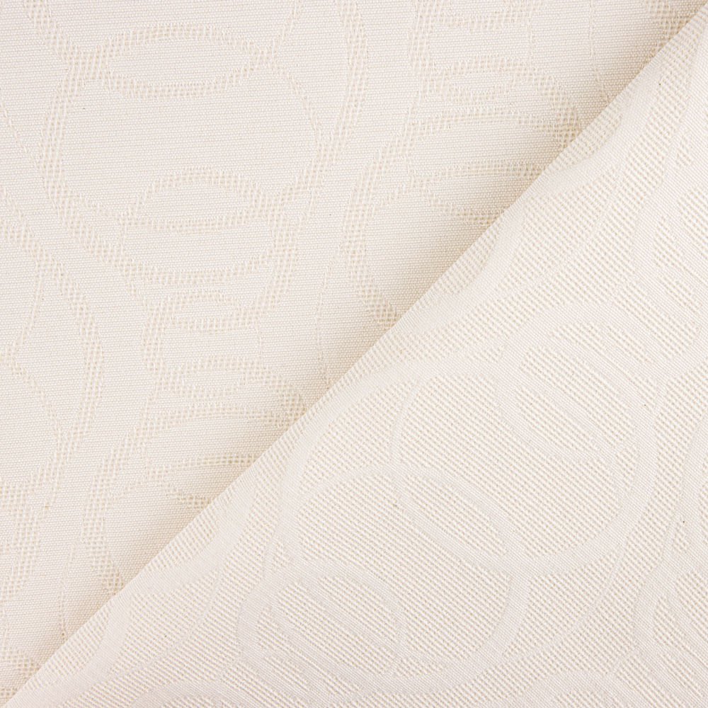 Jacquard-Wandteppich Kreise Ecru - Ribes y Casals