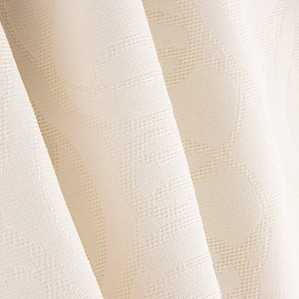Jacquard-Wandteppich Kreise Ecru - Ribes y Casals